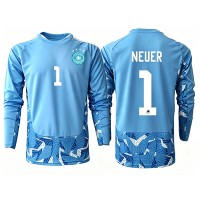 Tyskland Manuel Neuer #1 Målvakt Bortatröja VM 2026 Långa ärmar